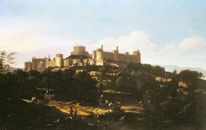 A View of Windsor Castle by Jan Wyck